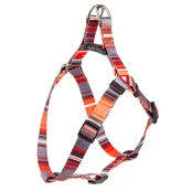 Шлея Kareline для собак, нейлон, с пластиковой пряжкой, узор Line, 2.5 см/50-68 см/50-72 см