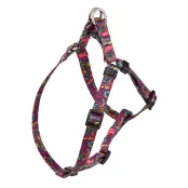 Шлея Kareline для собак, нейлон, с пластиковой пряжкой, узор Kaleidoscope, 1×24-30 см/26-40 см