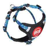 Шлея Kareline для собак, нейлон, с логотипом и пластиковой пряжкой, узор UFO, 1.5 см/32-48 см/40-50 см