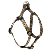 Шлея Kareline для собак, нейлон, с пластиковой пряжкой, узор Afro, 1.5 см/35-48 см/40-57 см