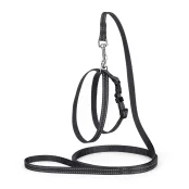 Комплект Kareline регулируемая шлея и поводок для собак, 1/30×33 см