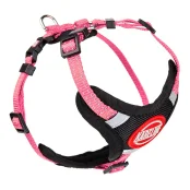 Шлея Kareline для собак, со светоотражающей нтикой, пластиковая пряжка, с логотипом, 2 см/40-60 см/50-63 см