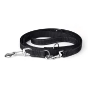 Повідець-перестібка Kareline для собак, зі світловідбивною нтикою, нейлон, 1.5×140/240 см