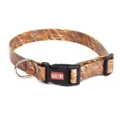 Ошейник Kareline для охотничьих собак, водонепроницаемый, пластиковая пряжка, узор Камыш, 2.5×35-55 см