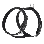 Шлея Kareline для собак, поликоттон и кожа, 2.5 см/50-62 см/63-75 см