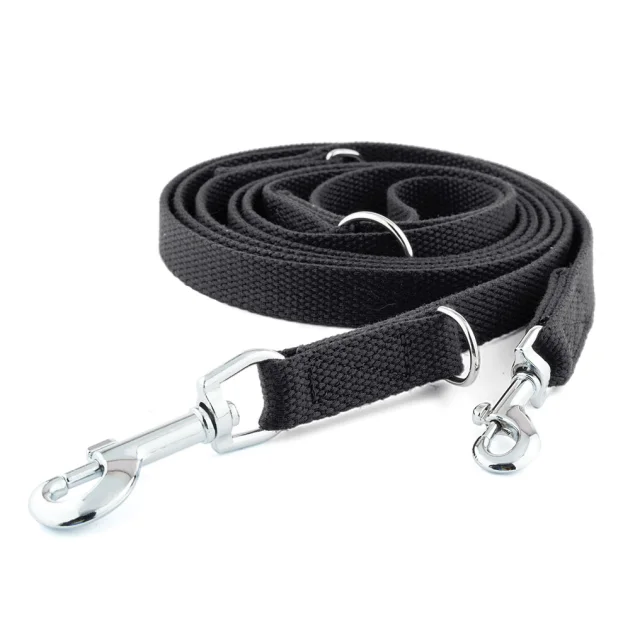 Поводок-перестежка Kareline для собак, поликоттон, со спец карабином, 2×140/240 см