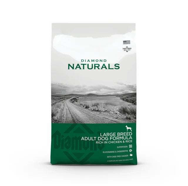 Сухий корм Diamond Naturals Adult Large Breed Chicken&Rice для взрослых собак крупных пород, курица с рисом, 15 кг