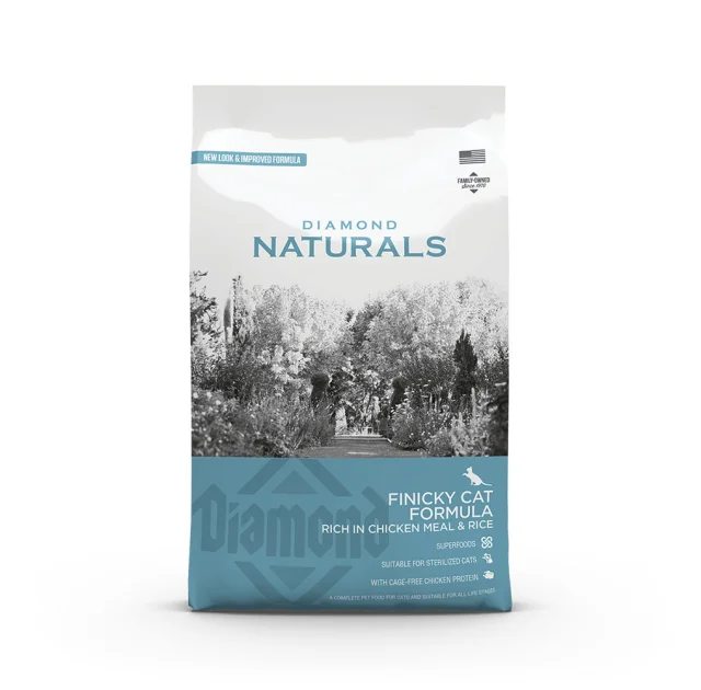Сухий корм Diamond Naturals Finicky Cat Chicken&Rice для дорослих котів, з куркою та рисом, 7.5 кг