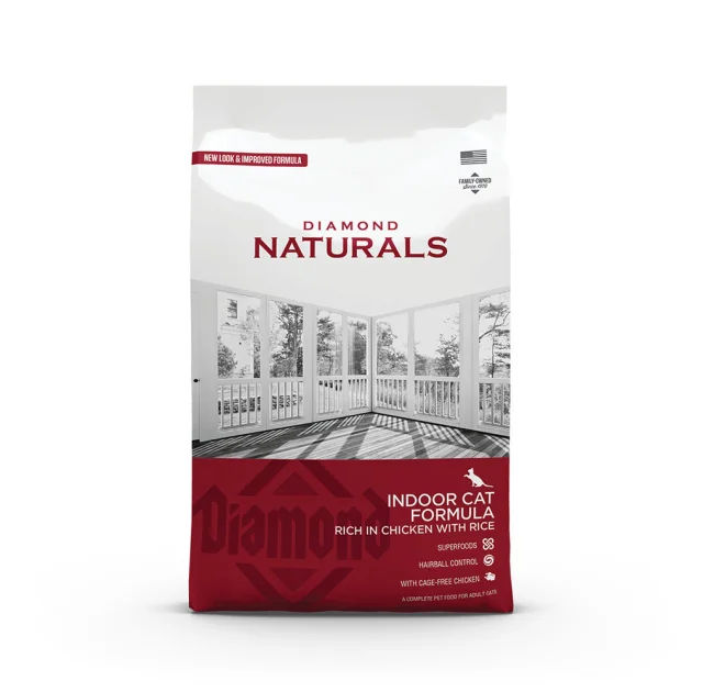 Сухий корм Diamond Naturals Indoor Cat Chicken&Rice для котів що живуть у приміщені, з куркою та рисом, 7.5 кг