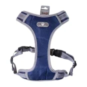 Шлея AnimAll HL-8005-2 для собак, темно-синяя, L, 42-50 см/42-79 см
