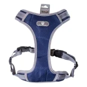 Шлея AnimAll HL-8005-2 для собак, темно-синяя, M, 30-36 см/38-64 см