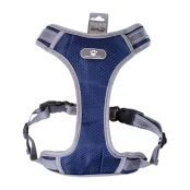 Шлея AnimAll HL-8005-2 для собак, темно-синяя, S, 28-34 см/28-48 см