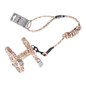 Комплект шлея з повідцем AnimAll HJ-LH2002 для собак, 20-35/1×120 см