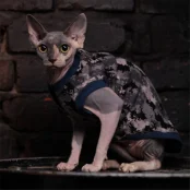 Майка Style Pets Сamo blue для котів, розмір XXL