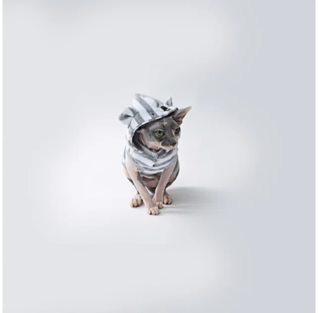 Майка Style Pets GUMMI для котів, з вушками, розмір XL+
