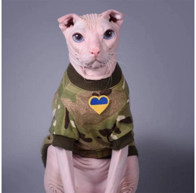 Кофта Style Pets Multikam для котів, принт, розмір XL+