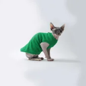 Майка Style Pets GLASS для котів, колір зелений, розмір XL+