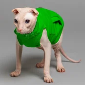 Майка Style Pets TVIXI для котів, колір зелений, розмір XL