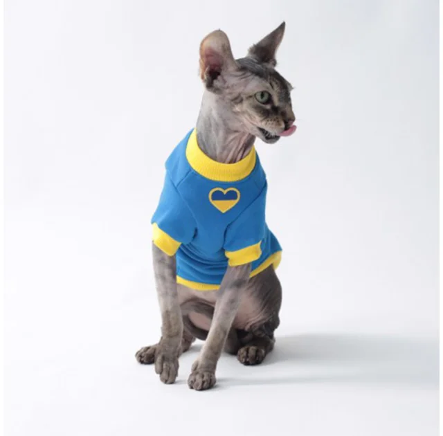 Кофта Style Pets UK Blue для котів, розмір L+