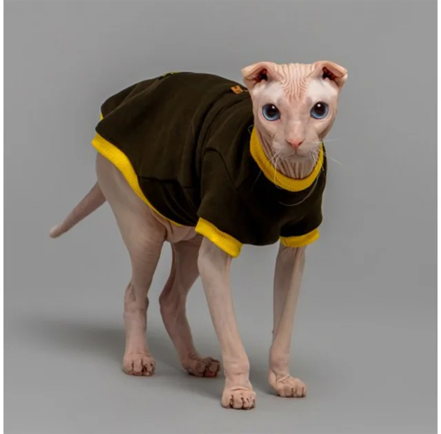 Кофта Style Pets Classic khaki для котів, розмір L+