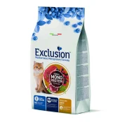 Сухий корм Exclusion Sterilized Beef для стерилізованих котів, з яловичиною, 12 кг