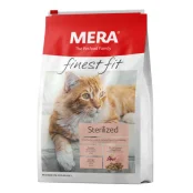 Сухой корм Mera Finest Fit Sterilized для стерилизованных кошек, со свежим мясом птицы и клюквой, 4 кг