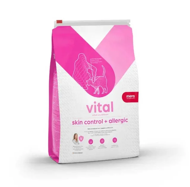 Сухий корм Mera Mvh Skin Control + Allergic для котів при дерматозі та надмірному випаданні шерсті, 750 г