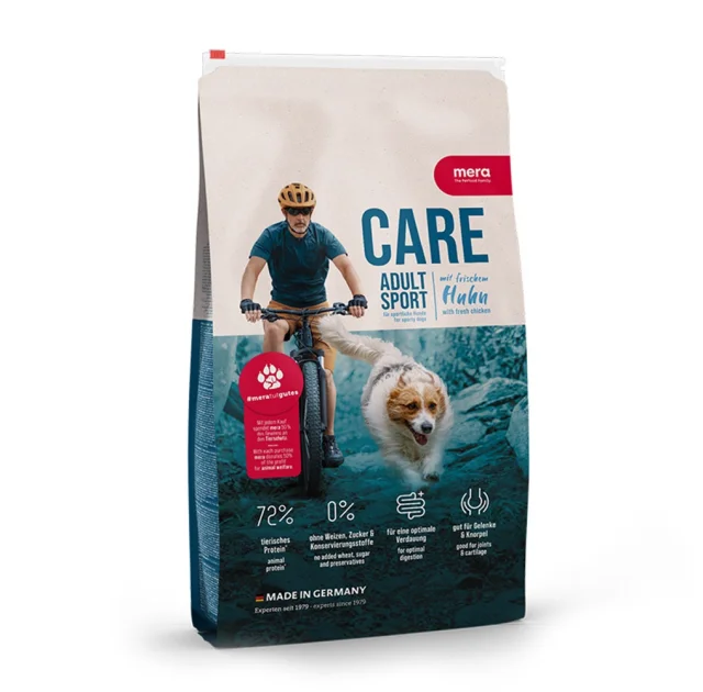 Сухий корм Mera Care Adult Sport Chicken для дорослих спортивних собак, з куркою, 10 кг