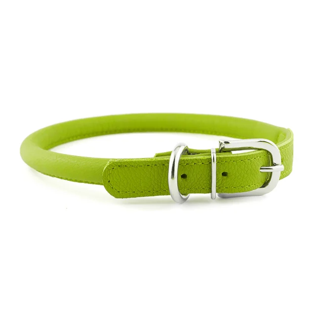 Нашийник Kareline Круглий для собак, з м'якої шкіри, 0.6×15-20 см