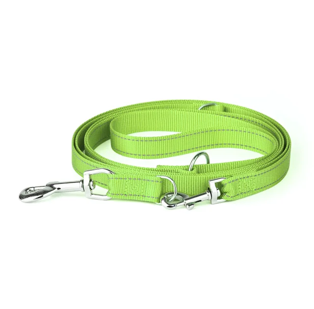 Поводок-перестежка Kareline для собак, со светоотражающей нтикой, нейлон, 1×140/240 см