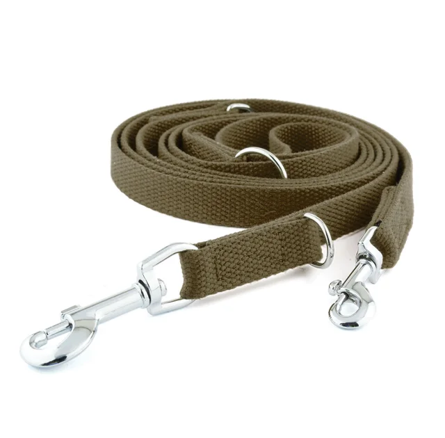 Поводок-перестежка Kareline для собак, поликоттон, со спец карабином, 2×140/240 см