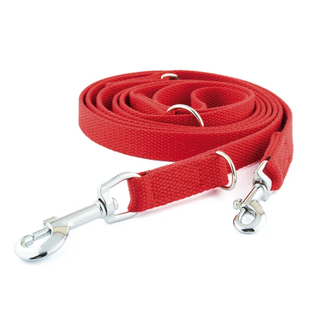 Поводок-перестежка Kareline для собак, поликоттон, со спец карабином, 2×140/240 см