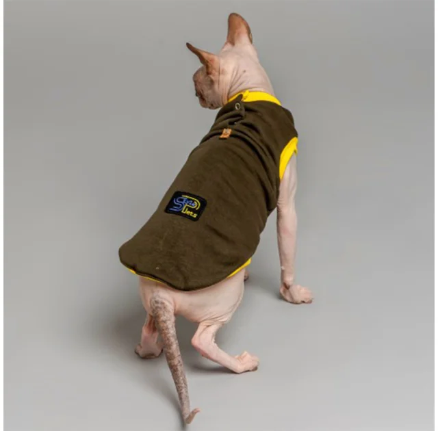 Майка Style Pets Classic khaki для котів, розмір M