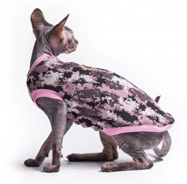 Майка Style Pets Сamo pink для котів, розмір L-