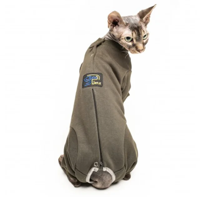 Боді Style Pets KHAKI теплий, для котів, розмір XS