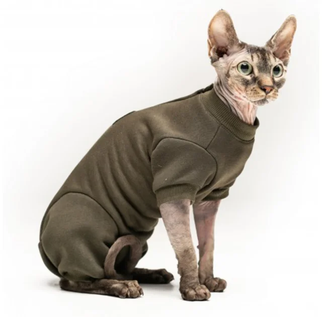 Боді Style Pets KHAKI теплий, для котів, розмір XL-
