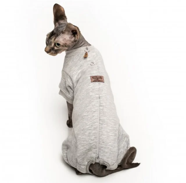 Боді Style Pets Steya для котів, колір сірий, розмір M