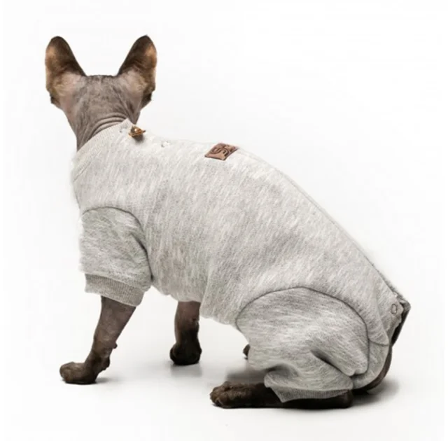 Боді Style Pets Steya для котів, колір сірий, розмір L