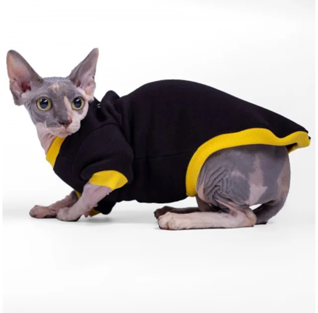 Кофта Style Pets Classic black для кошек, размер L-