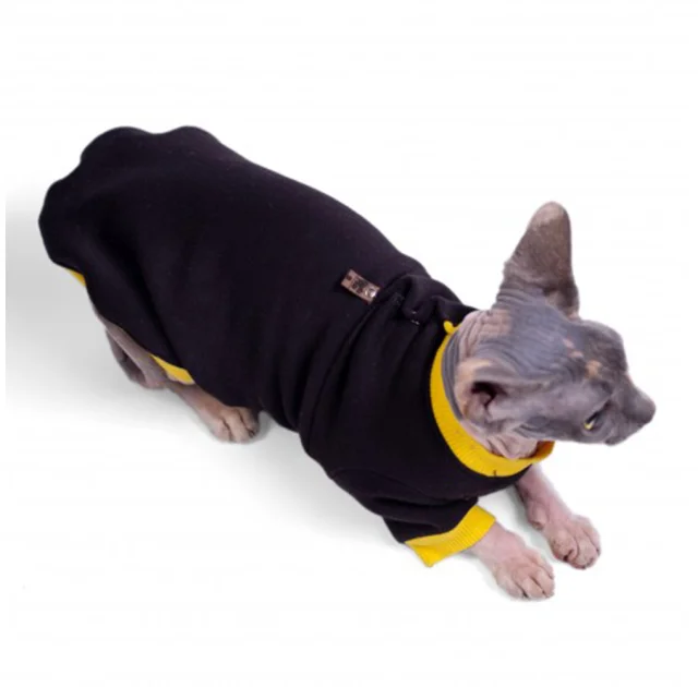 Кофта Style Pets Classic black для кошек, размер L-