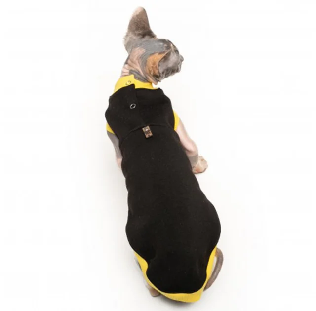 Кофта Style Pets Classic black для кошек, размер XXL