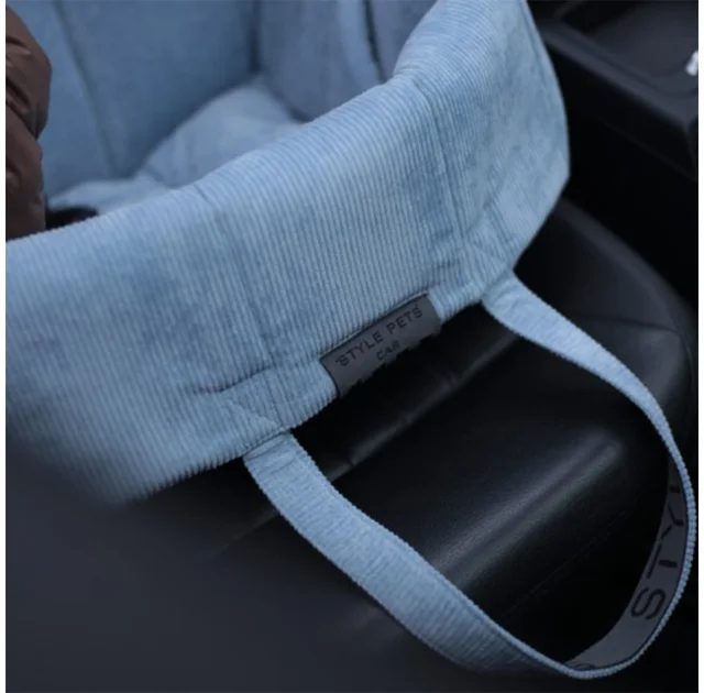 Автокрісло Style Pets Super Bag Velvet для собак та котів, 30×40 см, бежевий