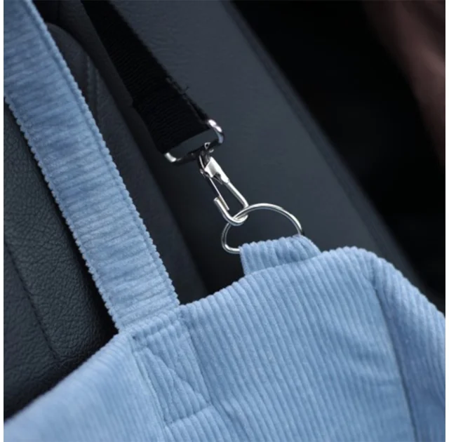 Автокрісло Style Pets Super Bag Velvet для собак та котів, 30×40 см, м'ята