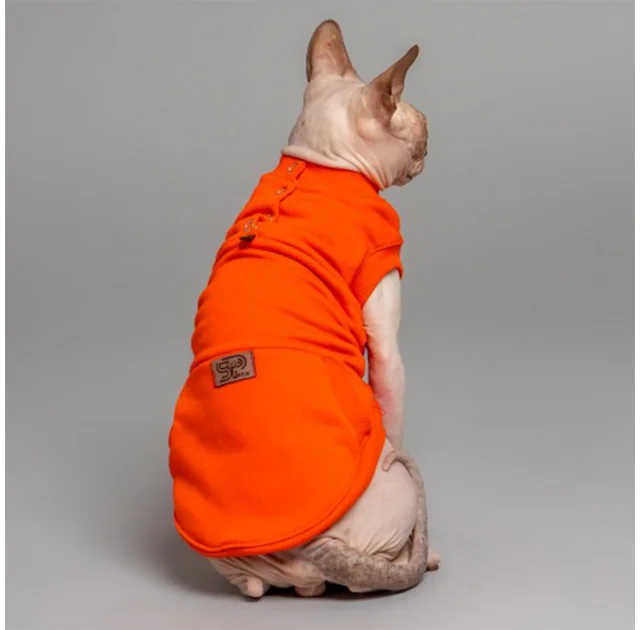 Майка Style Pets TVIXI для кошек, цвет оранжевый, размер M-