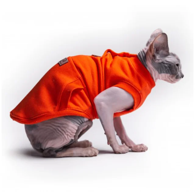 Майка Style Pets TVIXI для котів, колір помаранчевий, розмір S