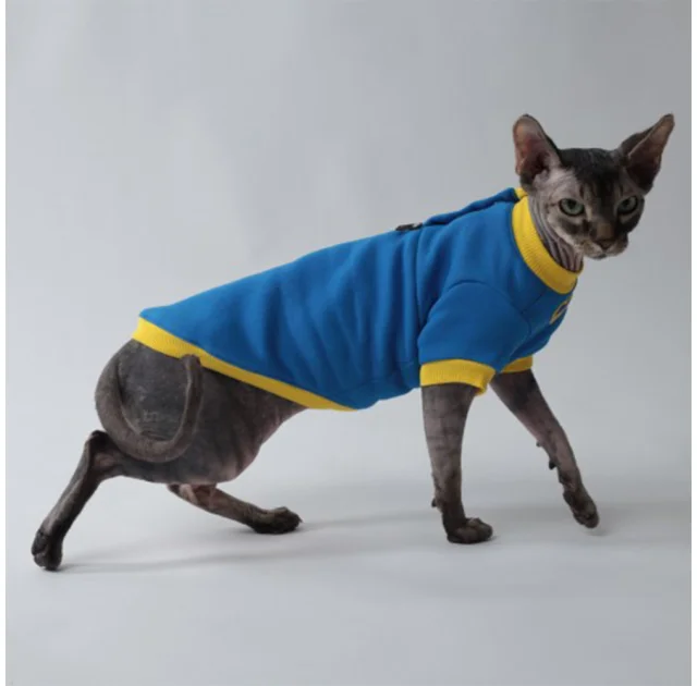 Кофта Style Pets UK Blue для котів, розмір L