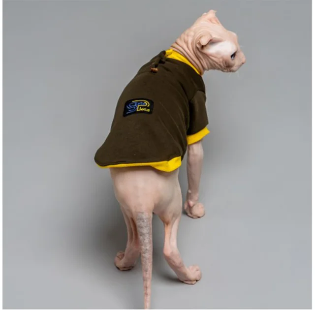 Кофта Style Pets Classic khaki для котів, розмір M-
