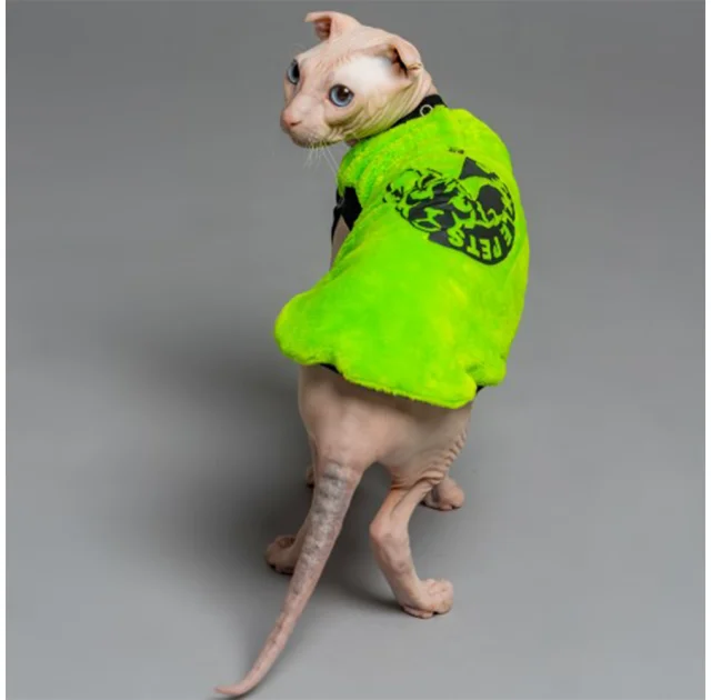 Майка Style Pets FaceSPS для котів, колір зелений, розмір L