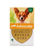 Капли от блох, отодектоза, саркоптоза, демодекоза Elanco Advocate для собак до 4 кг, цена за 1 пипетку