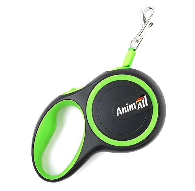 Рулетка повідець AnimAll для собак до 15 кг, салатовий